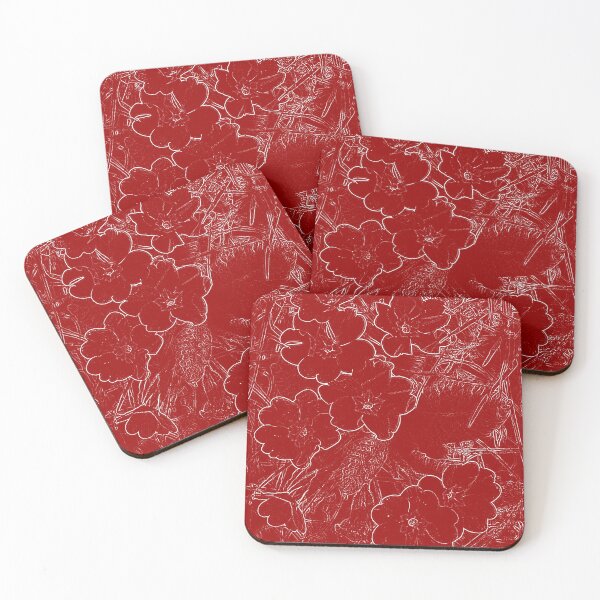 Item preview, Flowers red designed and sold by Moonyflower.