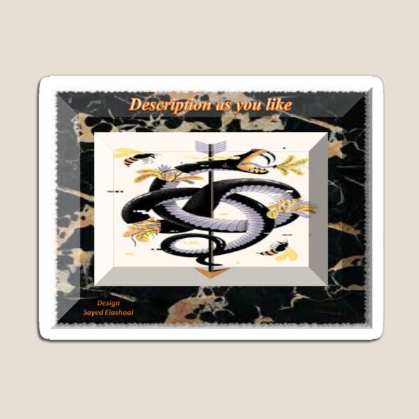 My profession is an advertising designer Magnet