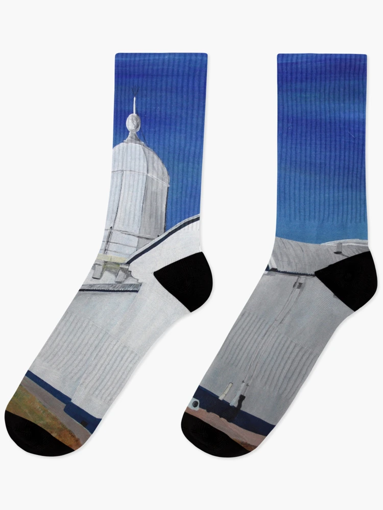 Thumbnail 1 of 5, Socks, Tacking Point Lighthouse designed and sold by Margo Humphries.