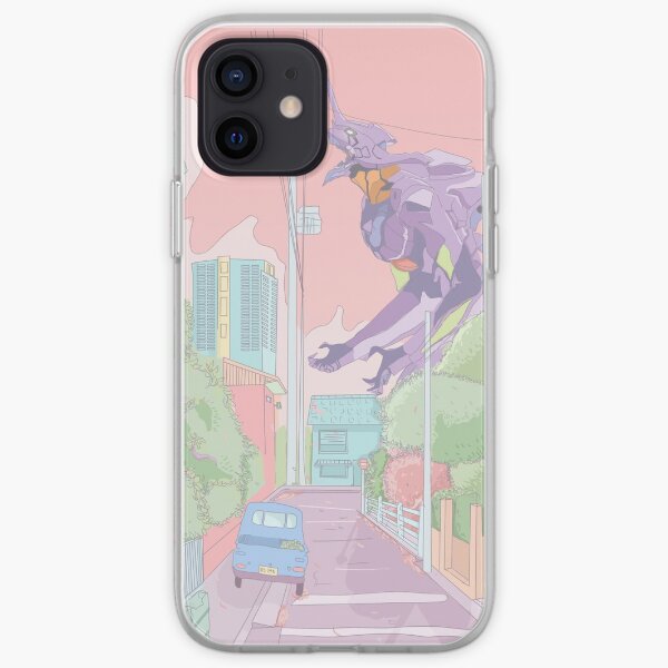 Pastel Neon Genesis Evangelion Coque souple iPhone