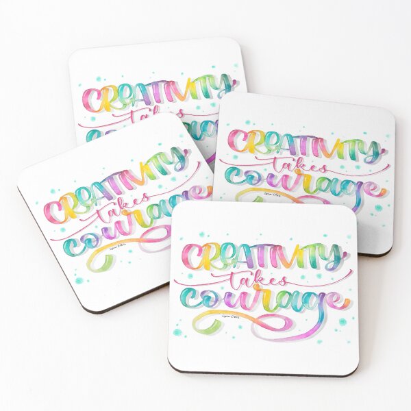 Item preview, Creativity takes courage designed and sold by Lyssa's  Letters.
