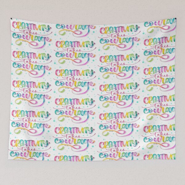 Item preview, Creativity takes courage designed and sold by Lyssa's  Letters.