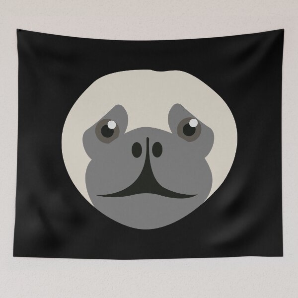 Item preview, pug face designed and sold by BAISSANE.