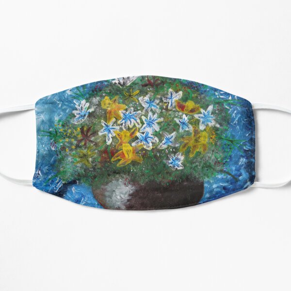 Flowers in Pot Flat Mask