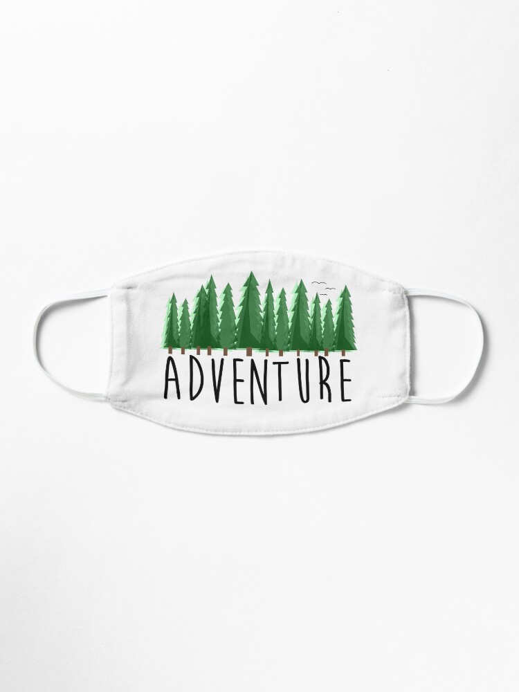 Alternative Ansicht von Abenteuer, Reisen, Natur erkunden Maske