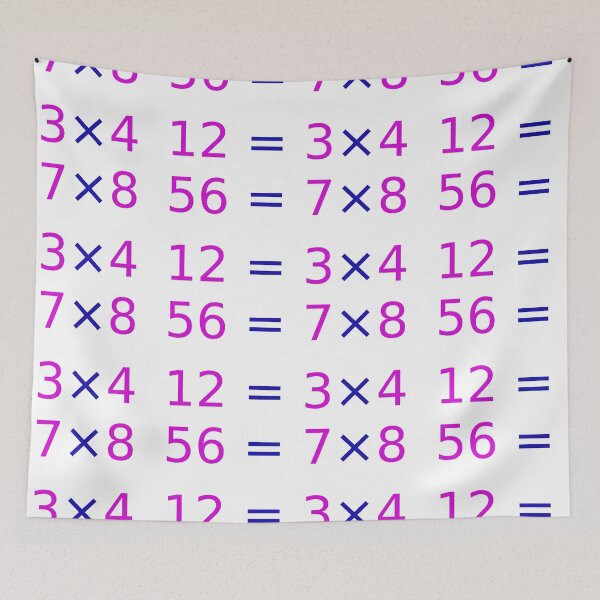 Item preview, fun fact math - purple and blue designed and sold by expatriot.