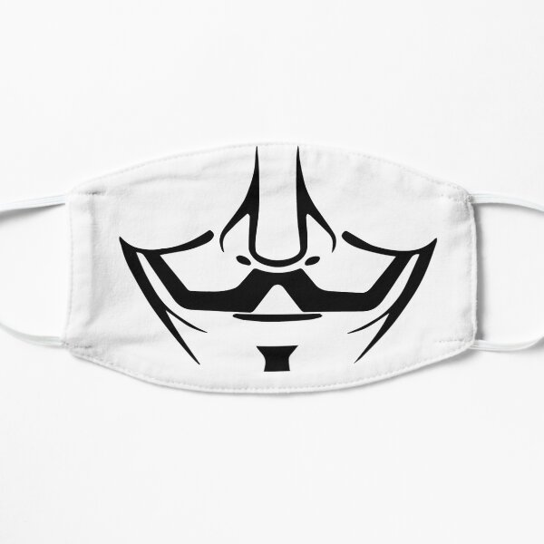 Joker Sonrisa Mascarilla Mascarilla plana