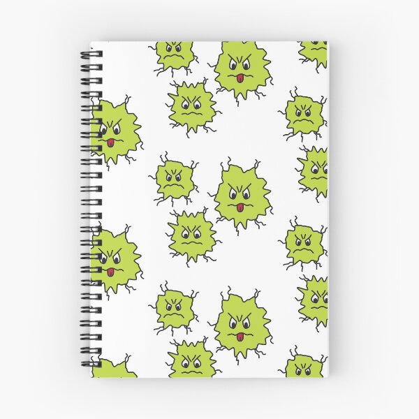 Item preview, funny goofy cartoon cranky angry bacteria virus designed and sold by wasootch.