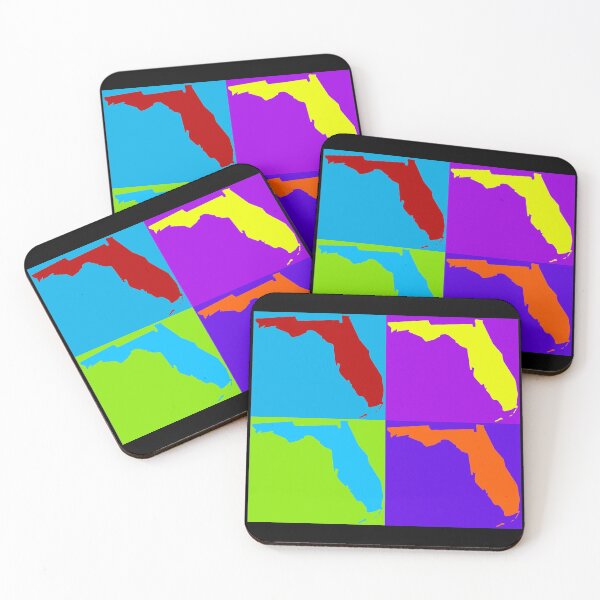 Item preview, Florida State Silhouette Retro Popart Style Vintage Design Gift Idea designed and sold by joannejgg.