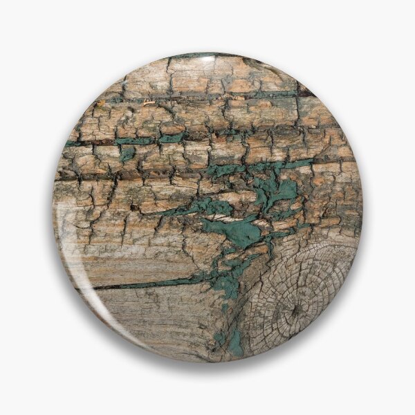 Item preview, Rustic Wood Ages Gracefully - Beautiful Weathered Wooden Plank - knotty wood weathered turquoise paint designed and sold by TurningMoss.