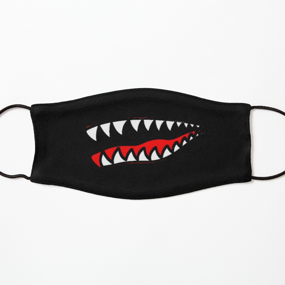 Shark Teeth Face Mask Funny Mask Reusable Mask Customize Mask Shark Face Mask Emoji Face Mask Smile Face Mask And Blue Shark Face Mask Mask By Chamssou Redbubble - blue shark hoodie roblox