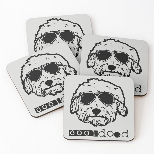 Item preview, Cool Dood dog cuteness - Doodle dog - Goldendoodle gift - Labradoodle gift - adorable doodle teddy bear dog in aviator sunglasses - Doodle dad gifts designed and sold by smooshfaceutd.