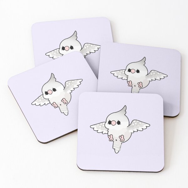 Item preview, Flying Cockatiel - White-Faced Cinnamon Pearl designed and sold by blirbos.