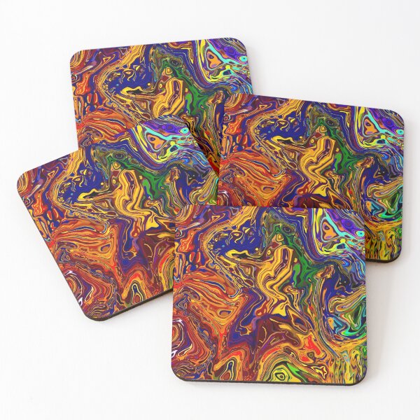 Item preview, Rainbow/Navy Warp Design designed and sold by Ritahark.