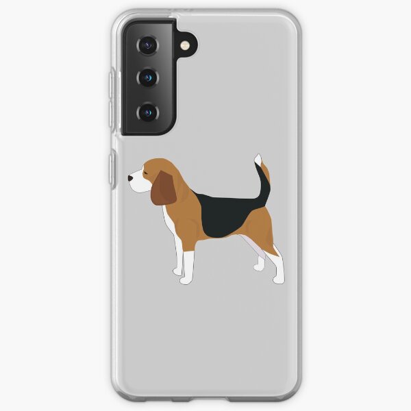 Beagle Funda blanda para Samsung Galaxy