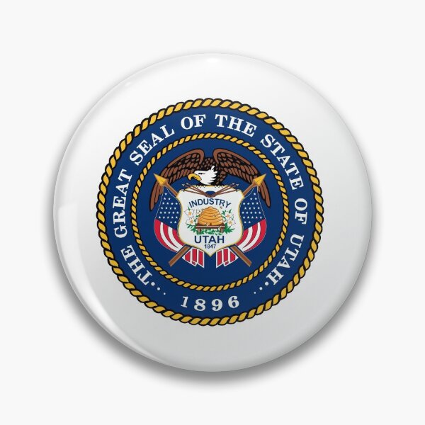 Item preview, The Great Seal of the State of Utah 1896 designed and sold by TheGreekGuy.