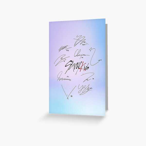 Item preview, Stray Kids ot9 - Signatures designed and sold by Joya Hatim.