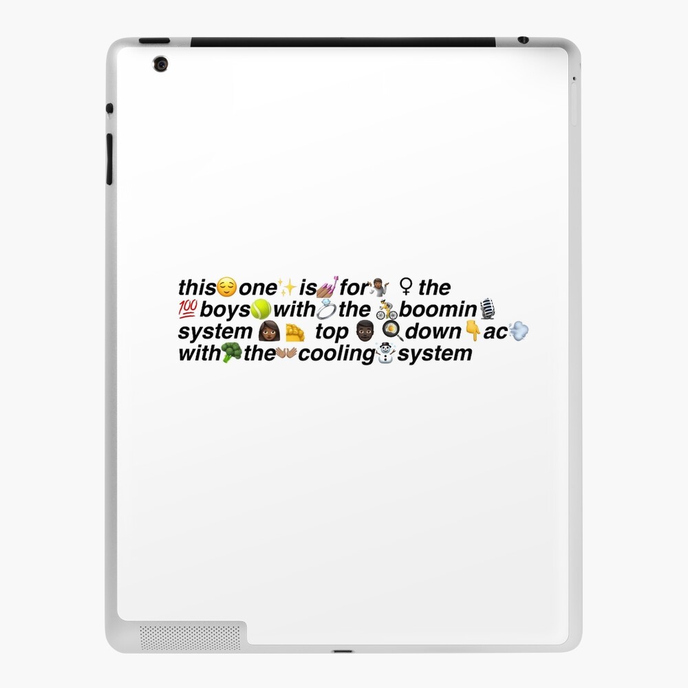 Dieser Ist Fur Die Jungs Ipad Hulle Skin Von Sarahangelica Redbubble