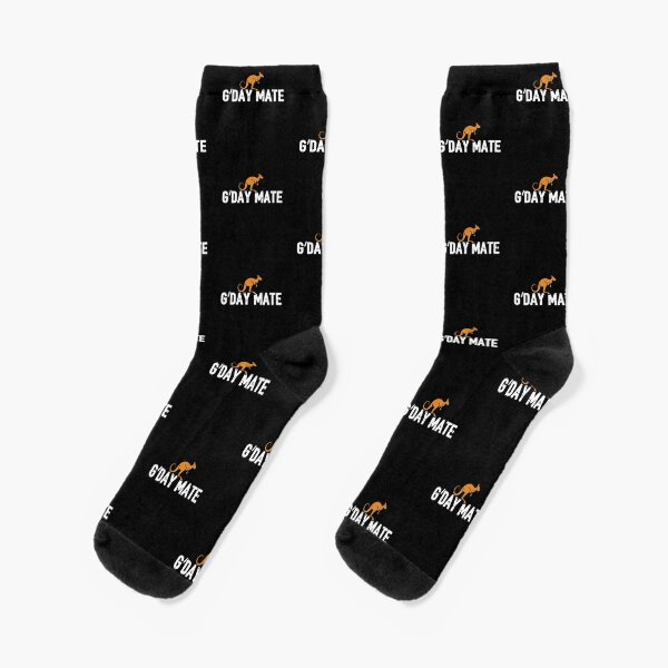 G'Day Mate w/ Kangaroo for Australians - Kangaroo Socks