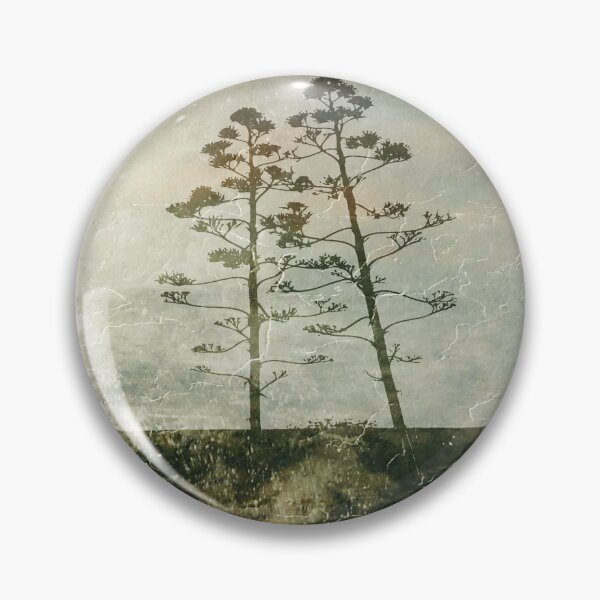Item preview, Two Lonely Trees Abstract in Earth Tones designed and sold by indigorayz.