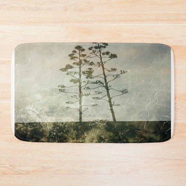 Item preview, Two Lonely Trees Abstract in Earth Tones designed and sold by indigorayz.