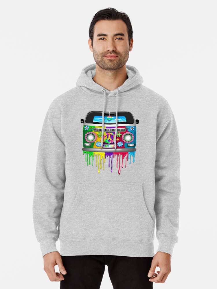 dripping rainbow hoodie