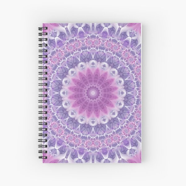 Item preview, Purple and Pink Fractal Mandala designed and sold by Kelly Dietrich Mandala & Fractal Art.