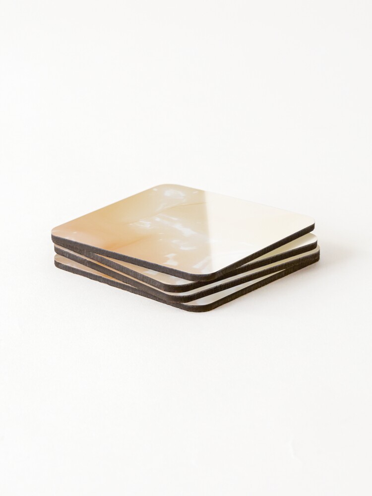 Thumbnail 4 of 5, Coasters (Set of 4), Orange Abstract Background designed and sold by Inimma.