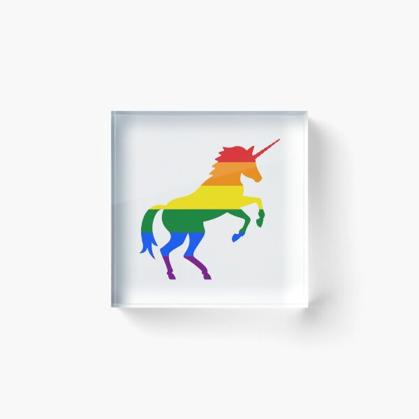 Item preview, Rainbow Unicorn - Gay LGBTQ designed and sold by pikafelix.
