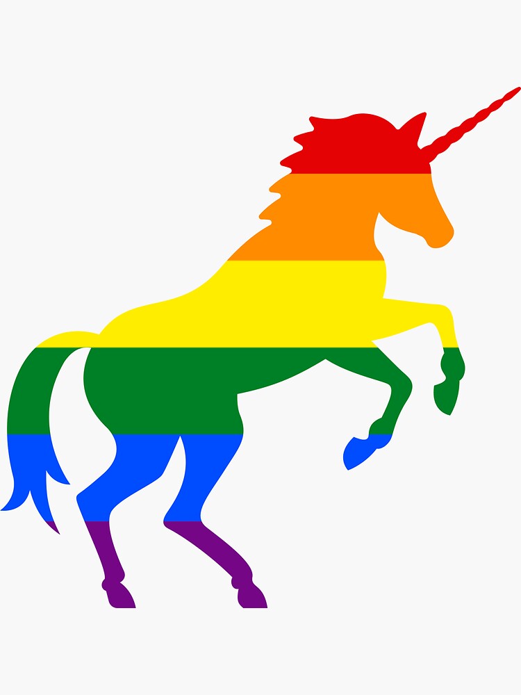 unicorn gay pride symbol