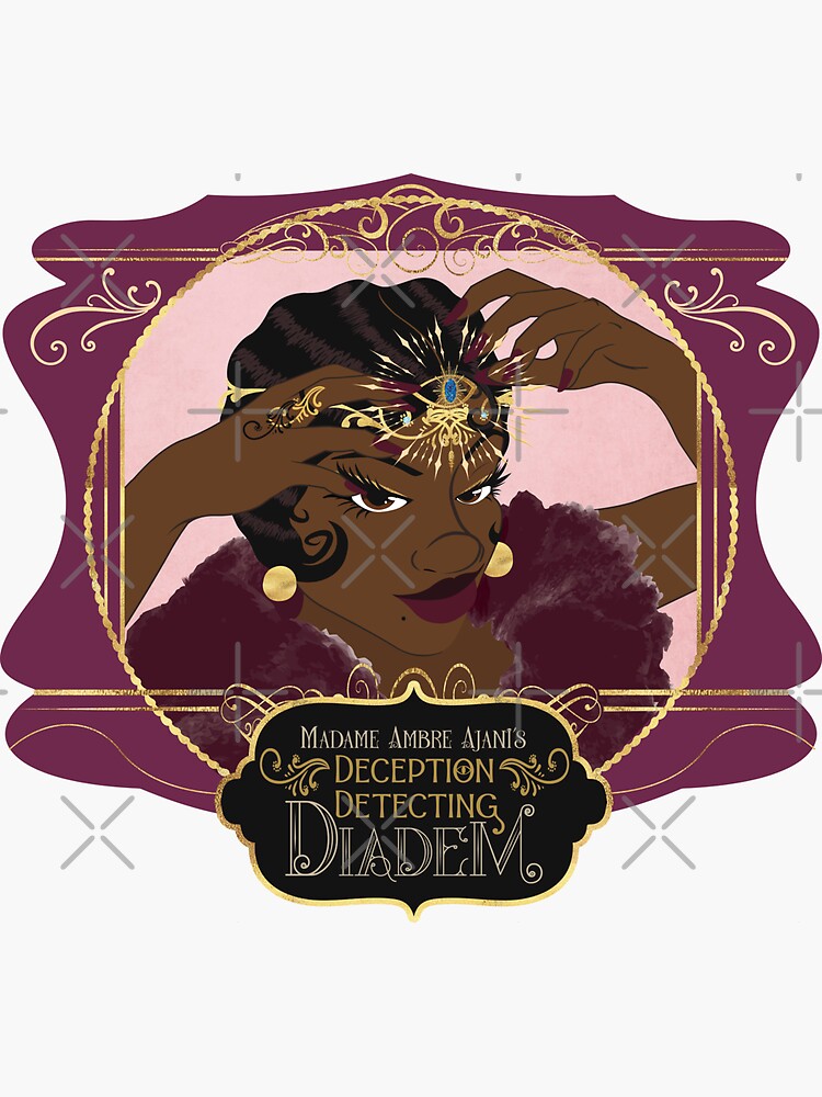 Thumbnail 3 of 3, Sticker, Nouveau Diadem designed and sold by jhennetylerb.