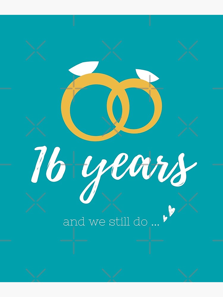 Anniversary deals 16 years