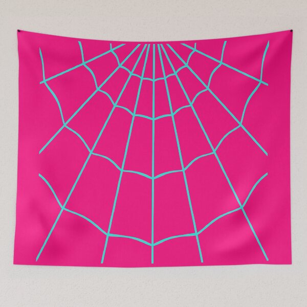 Item preview, Spider Web - Turquoise / Pink designed and sold by clockworkheart.