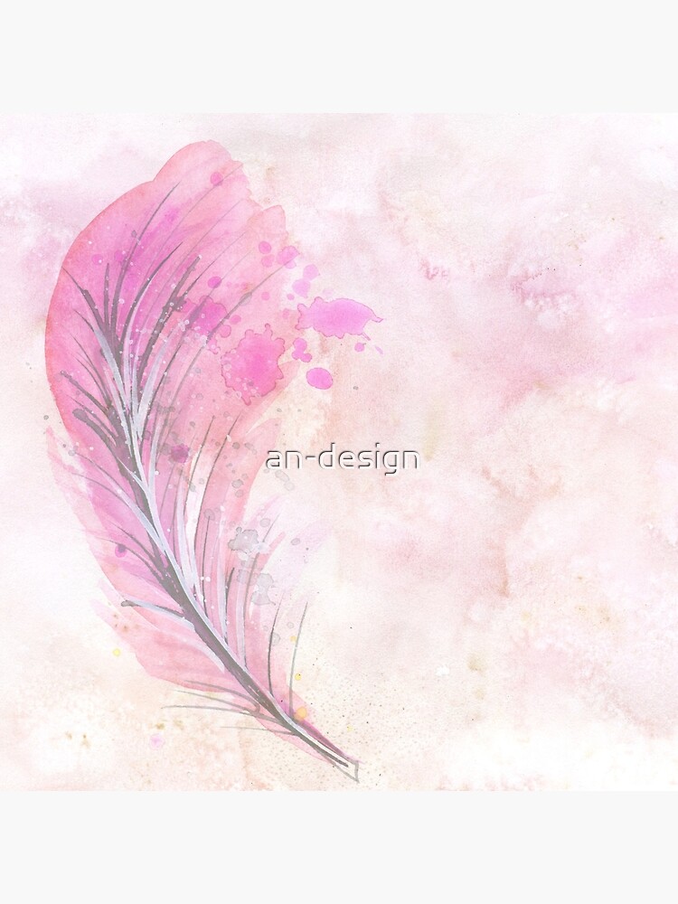 Pink Feathers Art Print