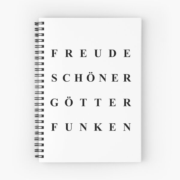 Artikelvorschau, Freude Schöner Götter Funken Schriftzug entworfen und verkauft von Urban-Lettering.