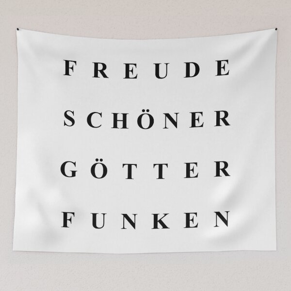 Artikelvorschau, Freude Schöner Götter Funken Schriftzug entworfen und verkauft von Urban-Lettering.