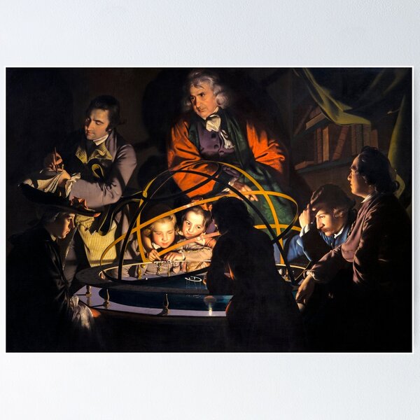 Item preview,  A Philosopher Lecturing on the Orrery (Joseph Wright of Derby) designed and sold by ArtHistorical.