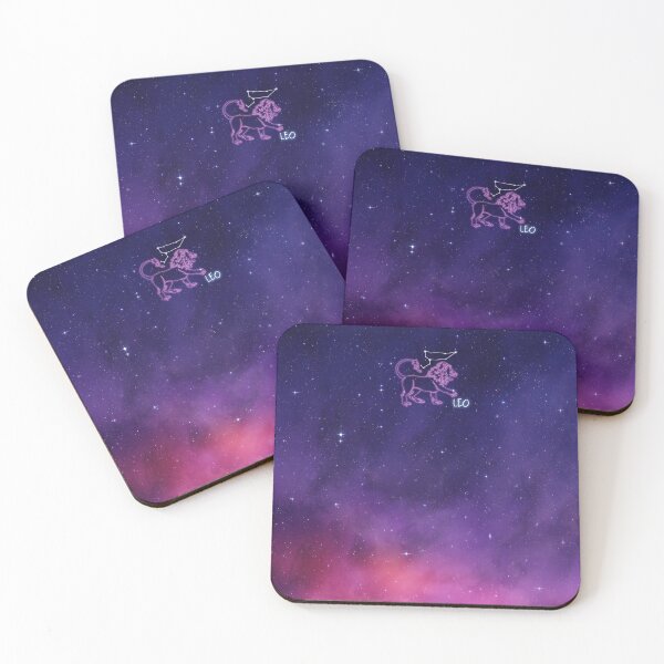 Item preview, Zodiac Leo constellation, Star, Galaxy, Nebula, Rainbow designed and sold by GalleryArtField.