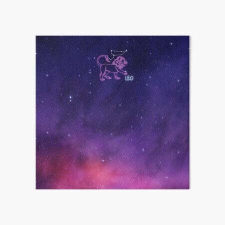 Item preview, Zodiac Leo constellation, Star, Galaxy, Nebula, Rainbow designed and sold by GalleryArtField.
