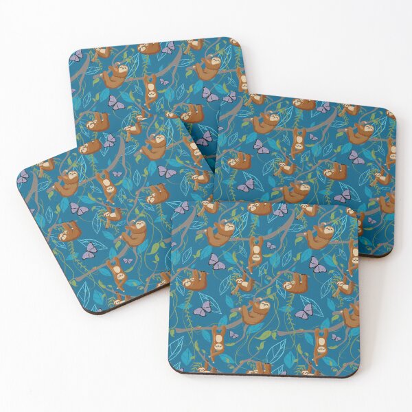 Item preview, Cute Sloths in the Trees designed and sold by FionaStokes.