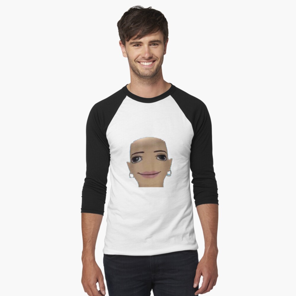 careca baddie roblox meme cara camiseta