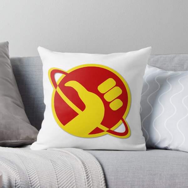 The Galactic Hitchhhiker Throw Pillow