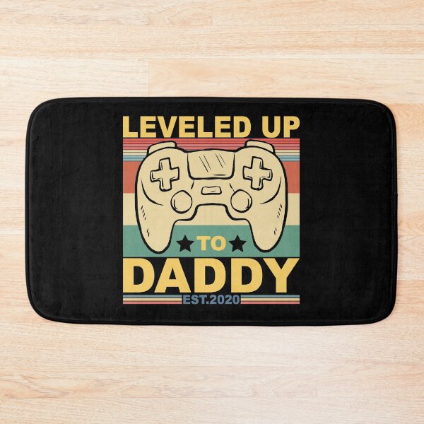 Item preview, daddy just got leveled up Retro vintage designed and sold by thehafdesigner.