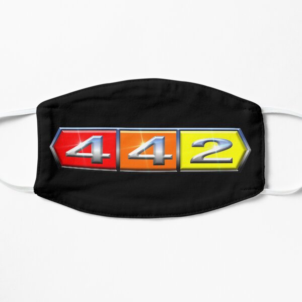 442 Chrome Flat Mask