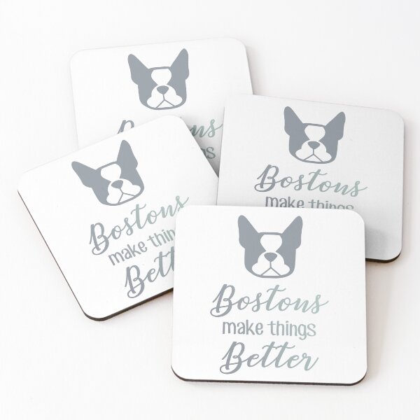 Item preview, Bostons make things better! Boston Terrier love -#bostonlove - Boston Terrier gift designed and sold by smooshfaceutd.