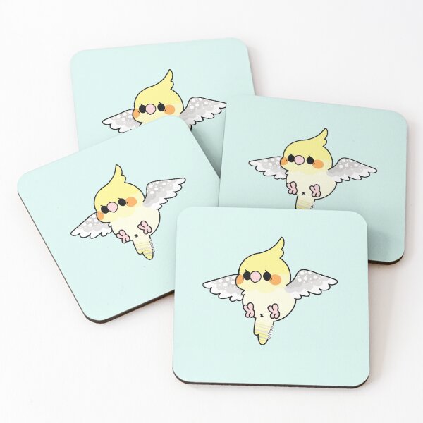 Item preview, Flying Cockatiel - Lutino Pearl designed and sold by blirbos.