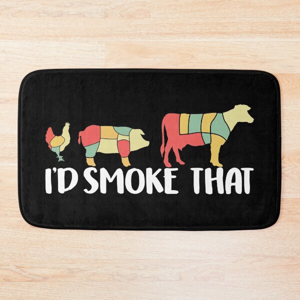 Item preview, I'd Smoke That Head Restaurant Chef Gift Idea designed and sold by haselshirt.