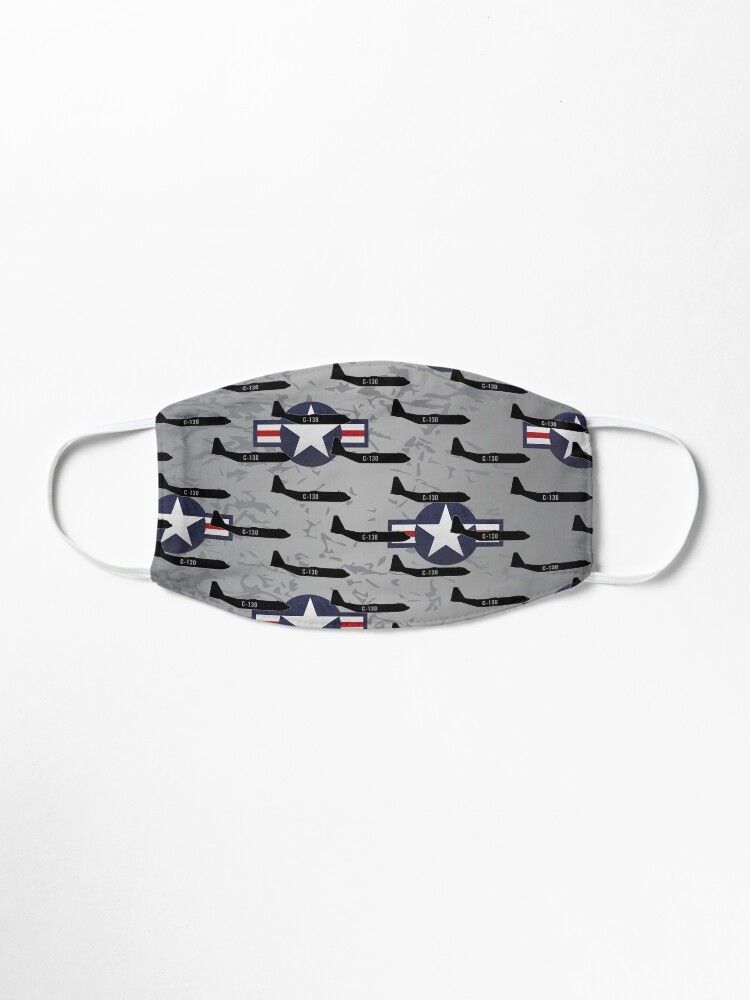 Alternate view of C-130 Hercules Military Airplane Mask