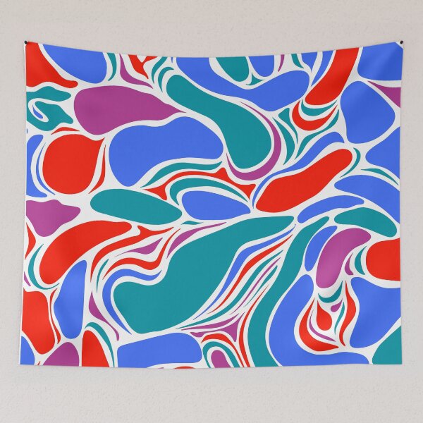 Item preview, Funky Blue, Red & Teal Marble Pattern designed and sold by yougalore.