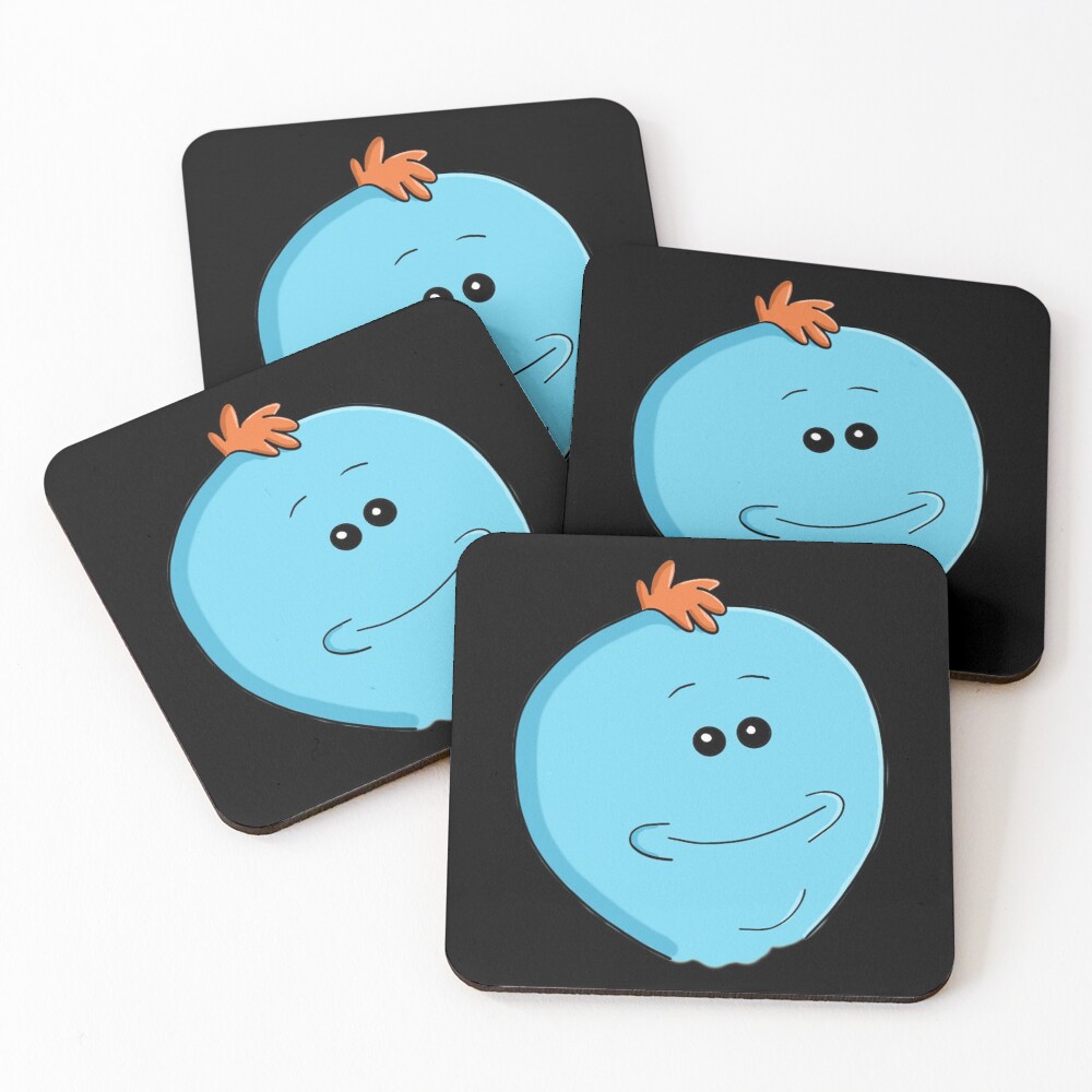 Mr. Meeseeks - Rick and Morty Coasters (Set of 4)